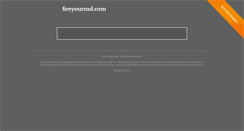Desktop Screenshot of fireyourmd.com